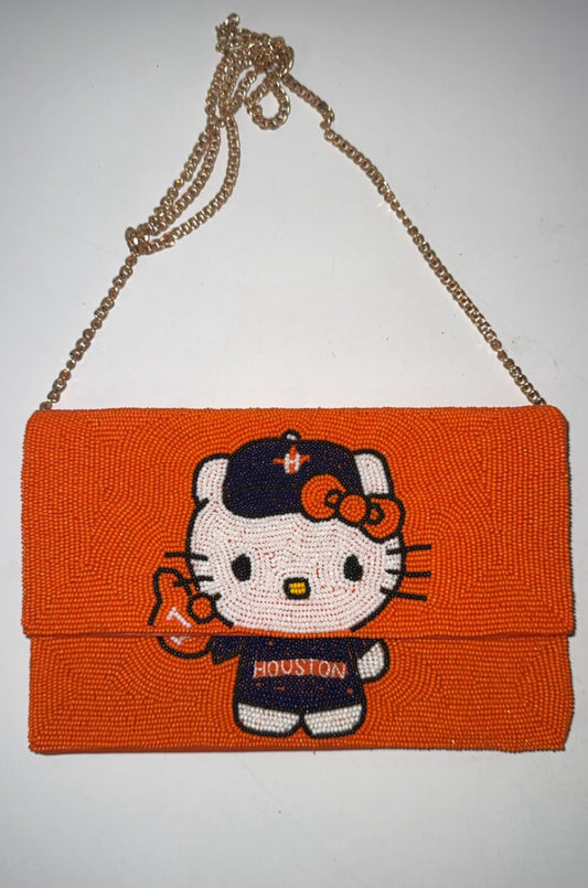 HK Crossbody w/gold chain included