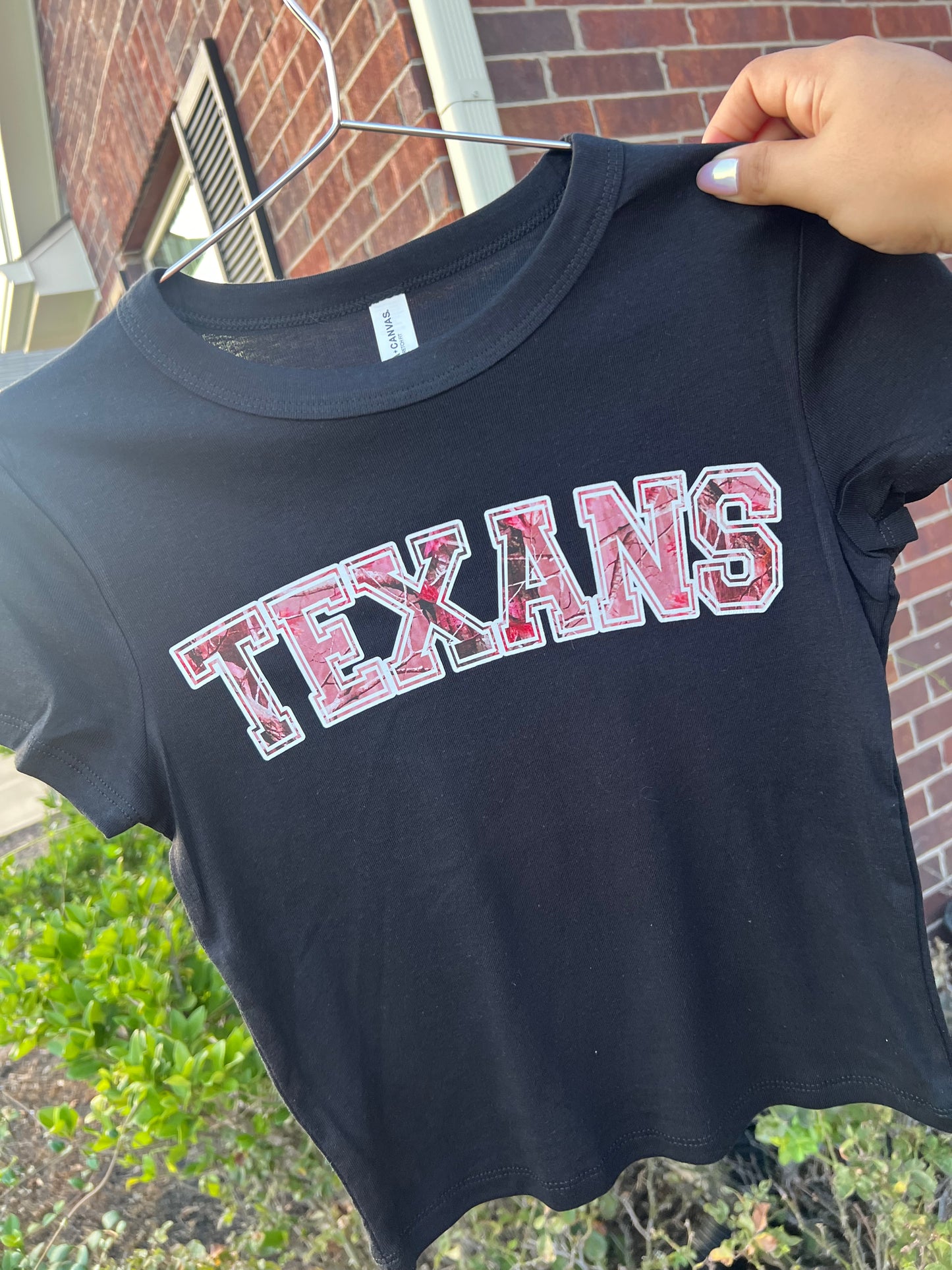 Texans (Camo theme) baby tee