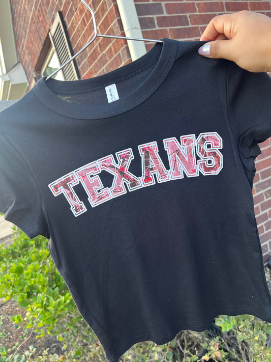 Texans (Camo theme) baby tee