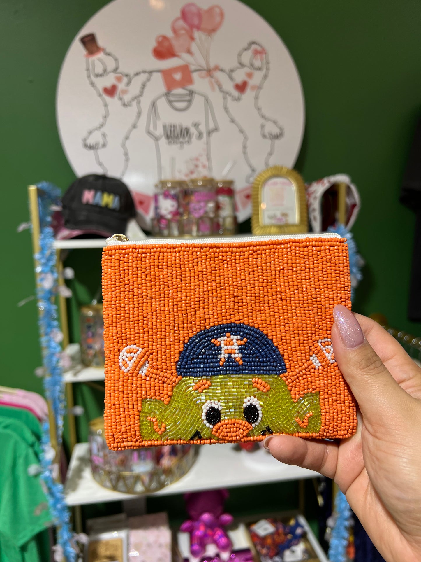 beaded coin Pouch