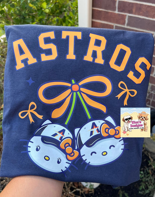 Astros Hello Kitty (cherry theme)