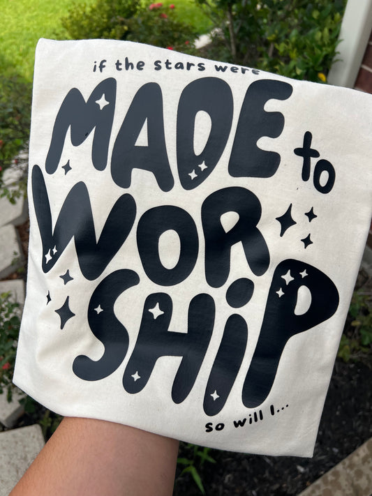 If the stars were meant to Worship so will I