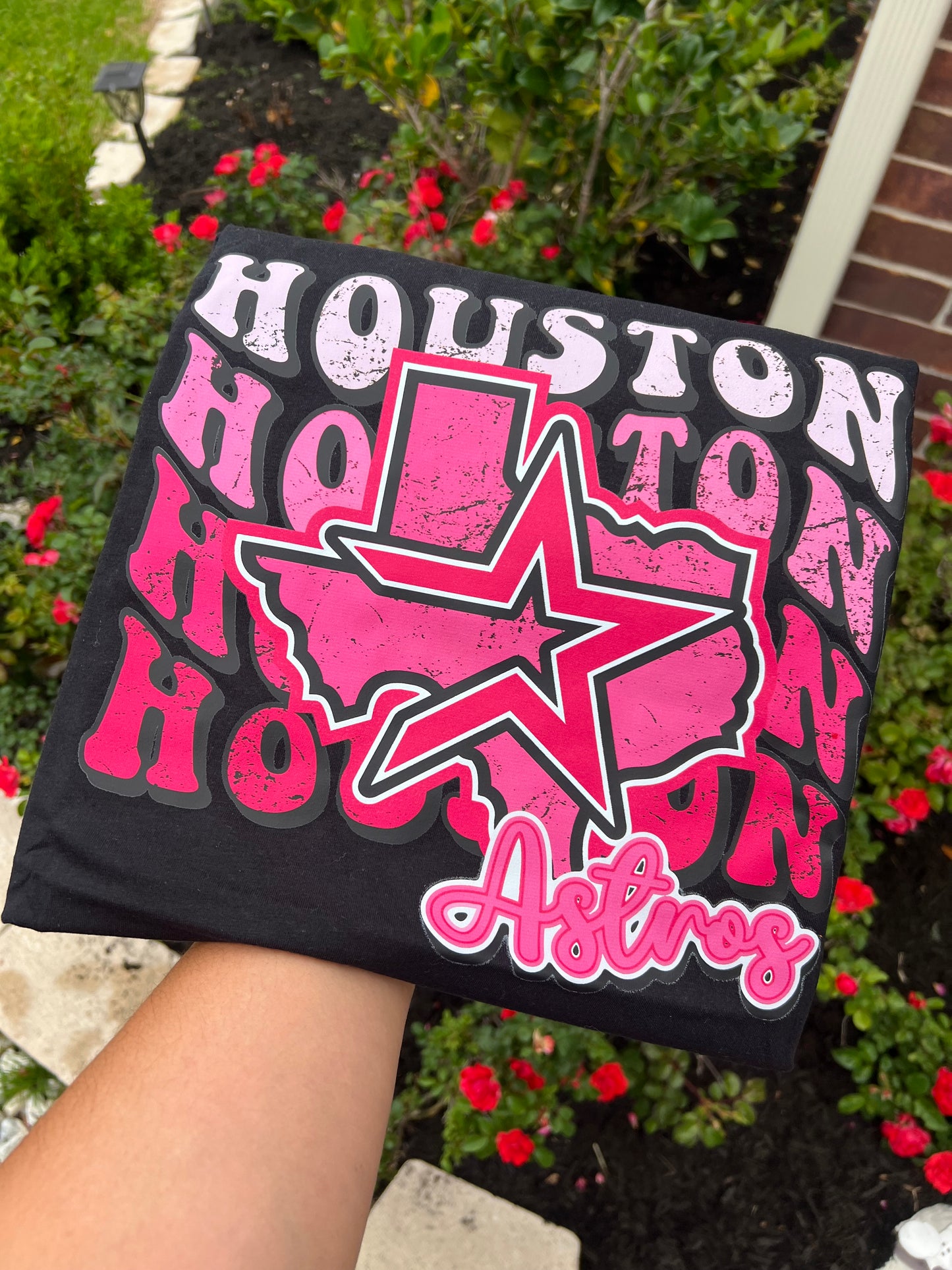 Pink ombré Houston Astros