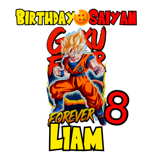 Custom Goku birthday