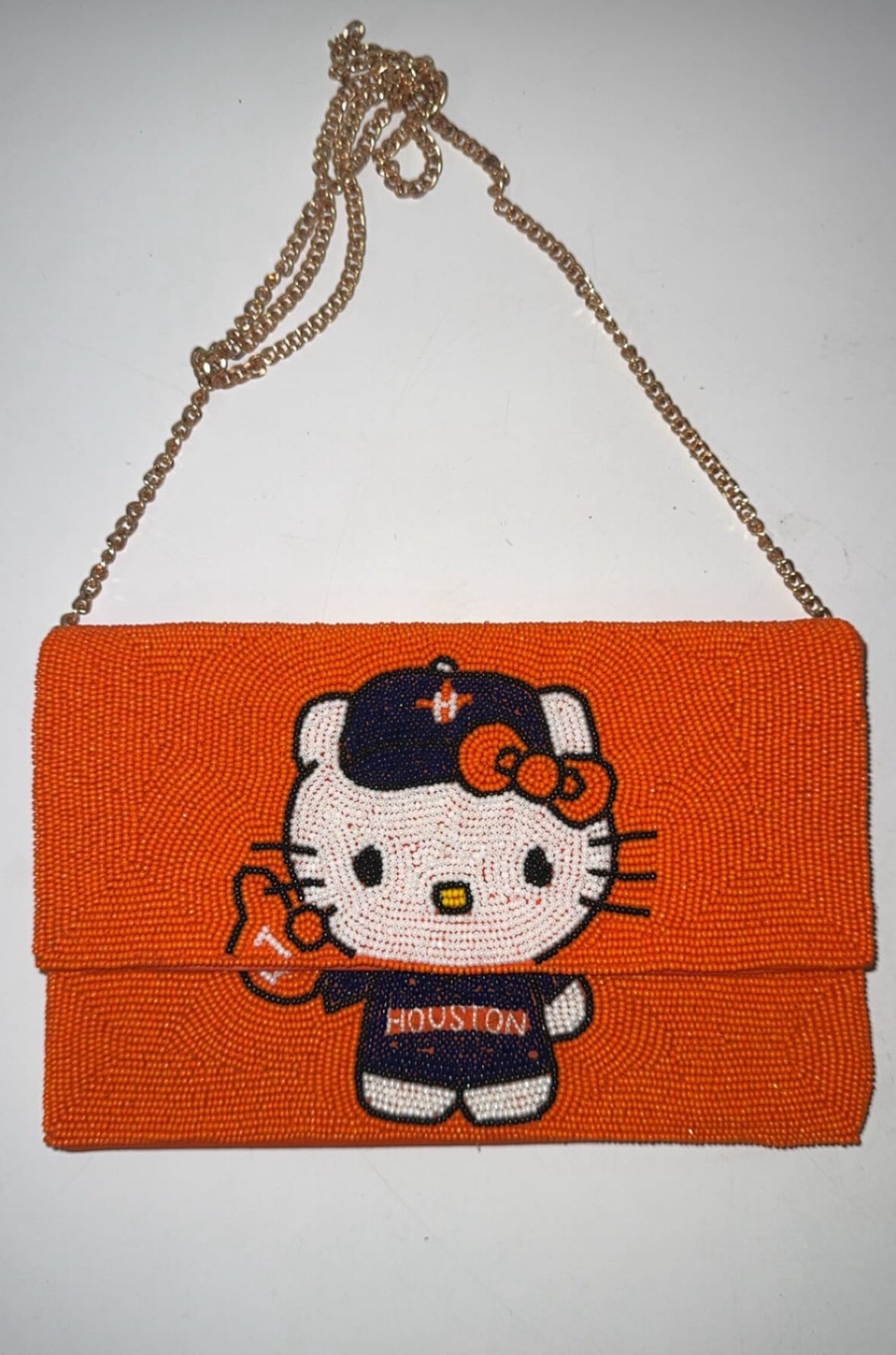 HK Crossbody w/gold chain included