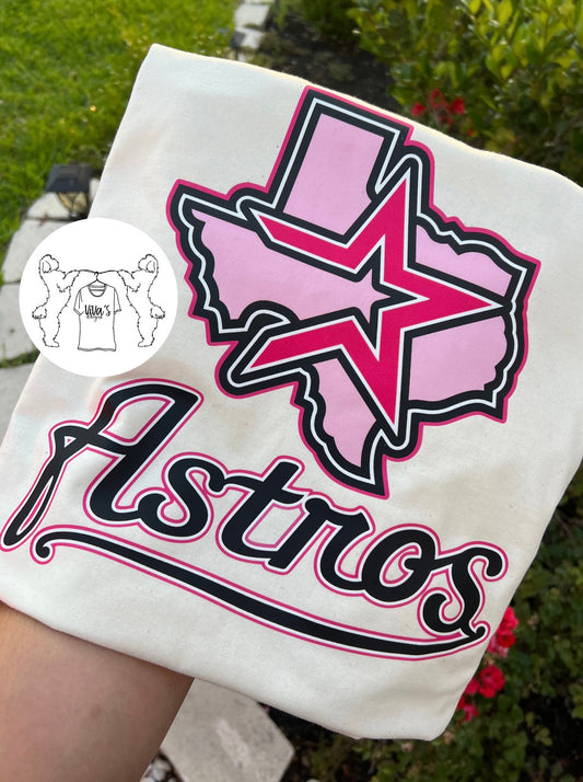 Black and Pink Astros (TX)