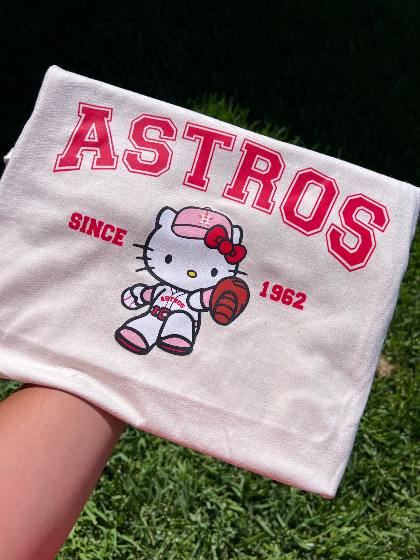 Astros HK University letters Pink