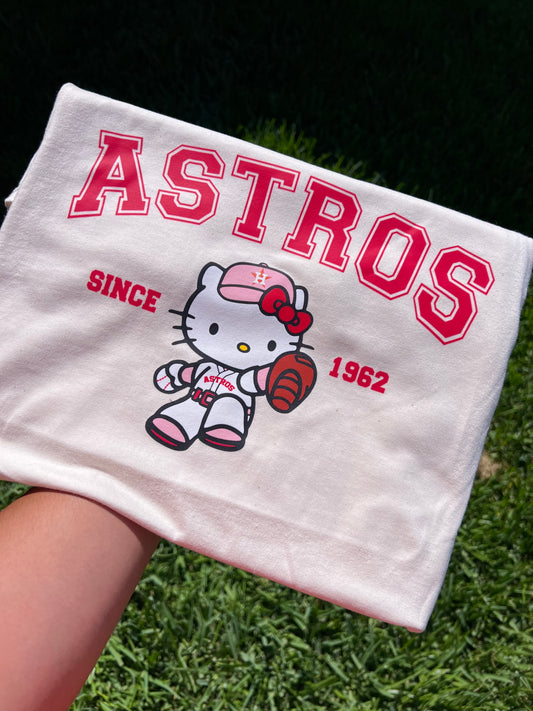 Astros HK University letters Pink