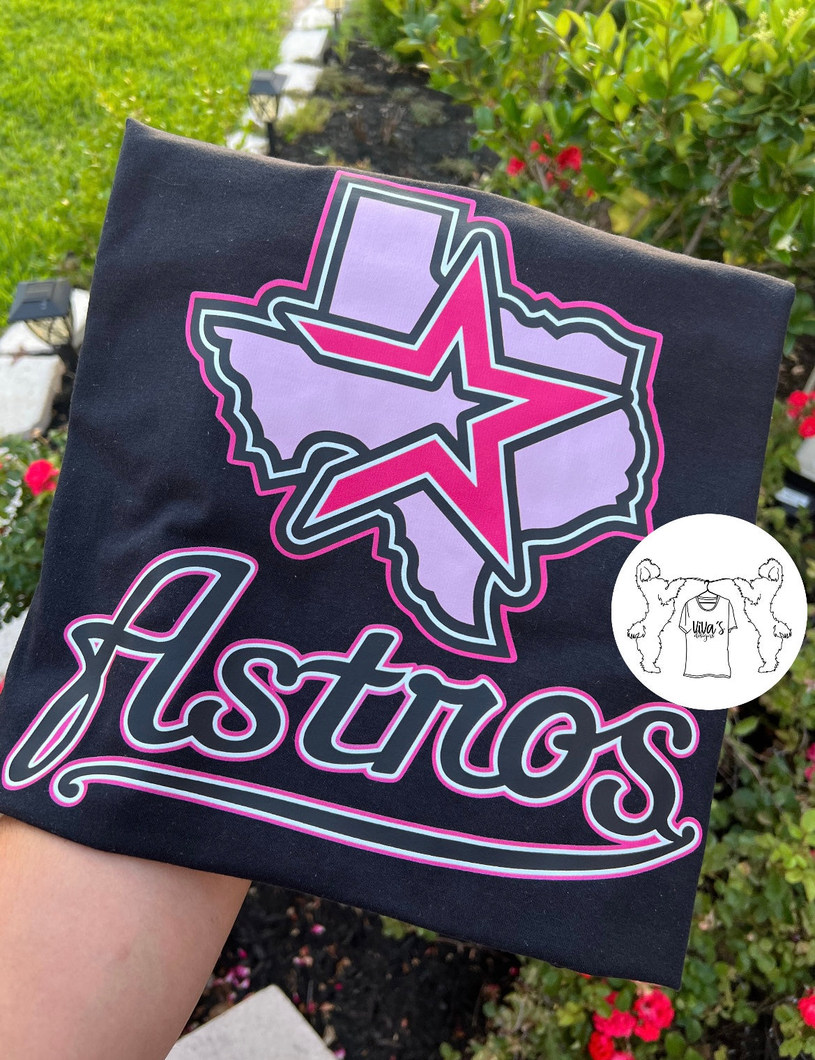 Black and Pink Astros (TX)