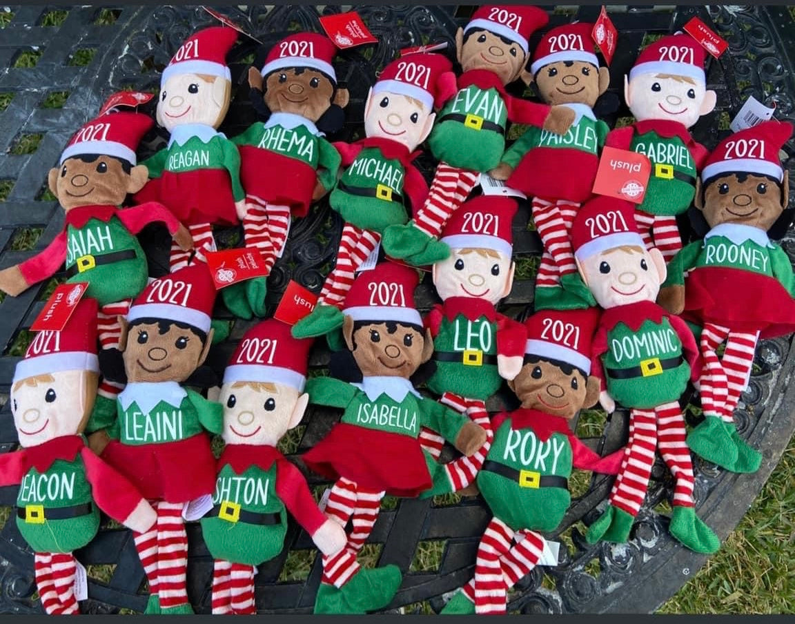 Customized Christmas elves